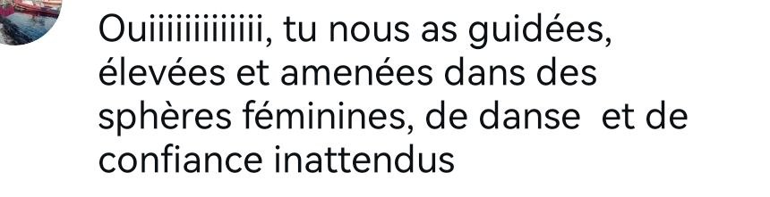 Témoignage cours de danse sensuelle Sensual Healing, Genève Lausanne