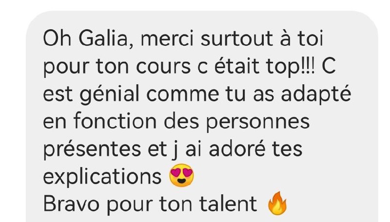 Témoignage cours de danse adultes débutants, Genève Lausanne