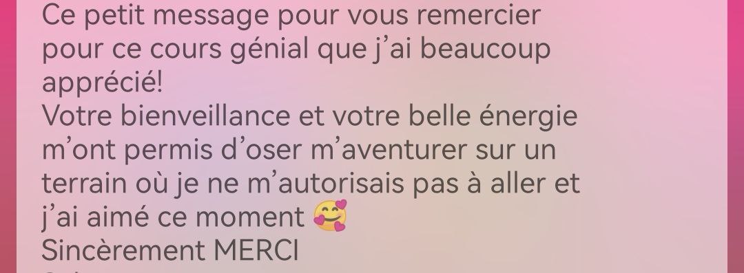 Témoignage cours de danse Harmony in Motion, Genève Lausanne